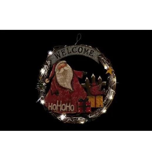 DECORAÇÃO LUMINOSA DE PORTA PAI NATAL 31*4*30 - NV-183907