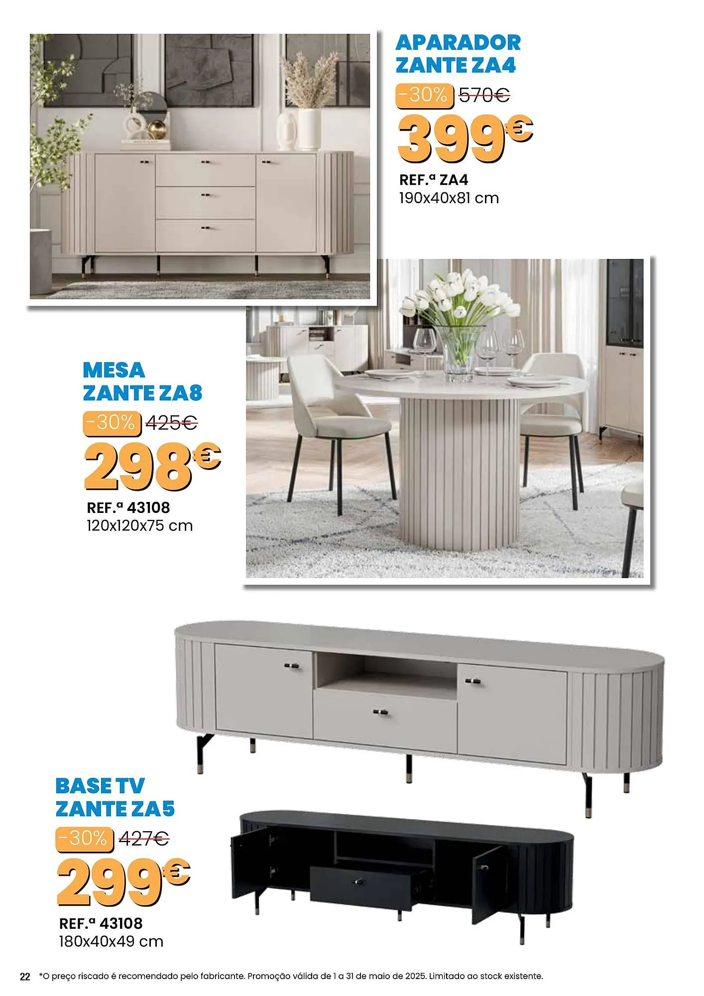 Folheto Folheto Hiper Centro do Móvel de 1 de maio até 31 de maio 2025 - Pagina 22