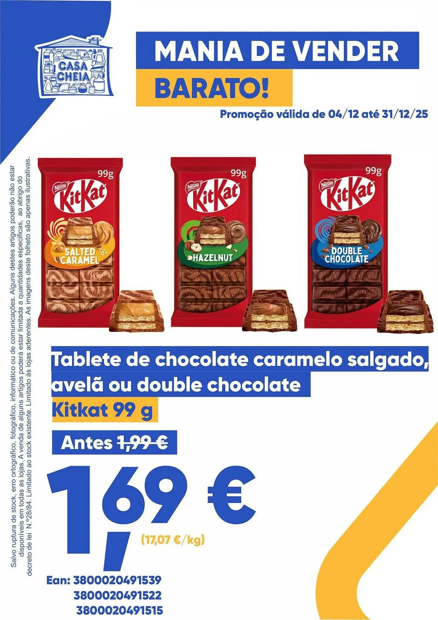 Folheto Folheto Casa Cheia de 4 de dezembro até 31 de dezembro 2025 - Pagina 1