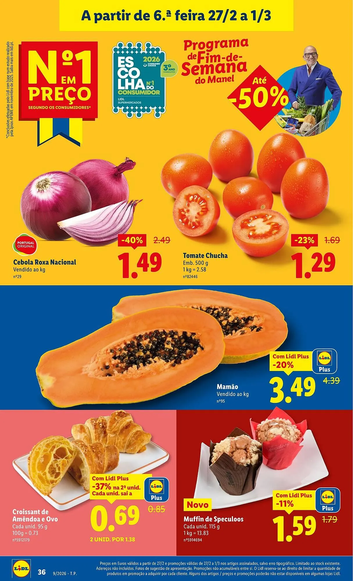 Folheto Folheto Lidl de 23 de fevereiro até 1 de março 2026 - Pagina 36