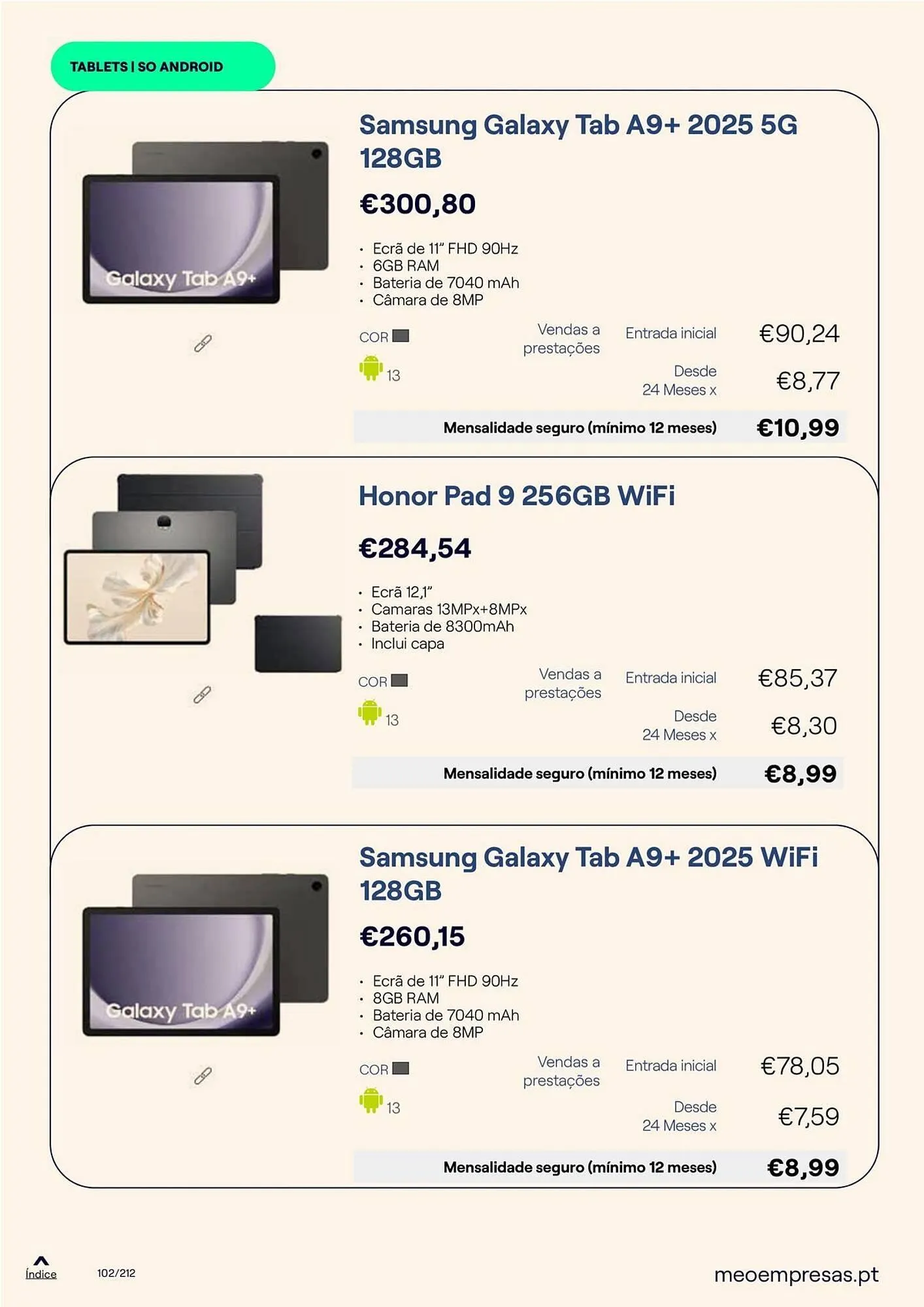 Folheto Catálogo MEO de 20 de outubro até 31 de dezembro 2025 - Pagina 102