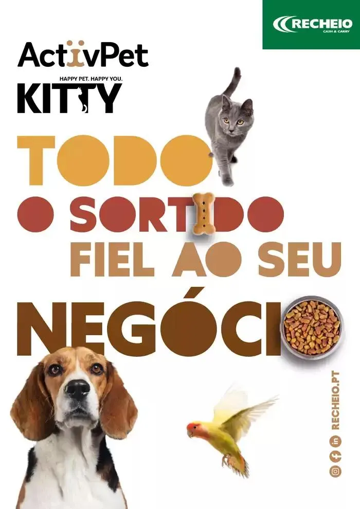 Folheto Recheio ActivPet e Kitty de 25 de setembro até 31 de dezembro 2024 - Pagina 1