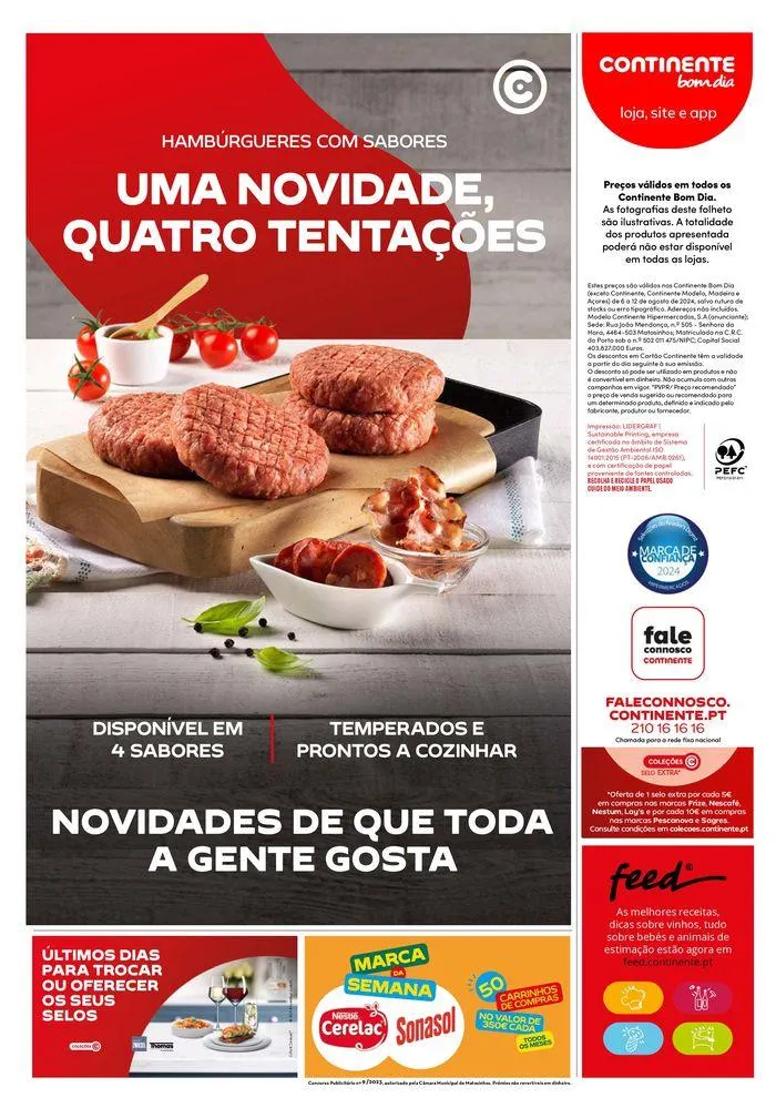 Folheto Continente Bom Dia: É de quem não se poupa de poupar de 8 de agosto até 12 de agosto 2024 - Pagina 24