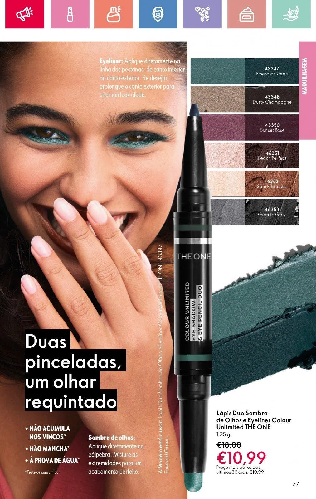 Folheto Folheto de Oriflame até 05.07.2025 de 18 de junho até 5 de julho 2025 - Pagina 77