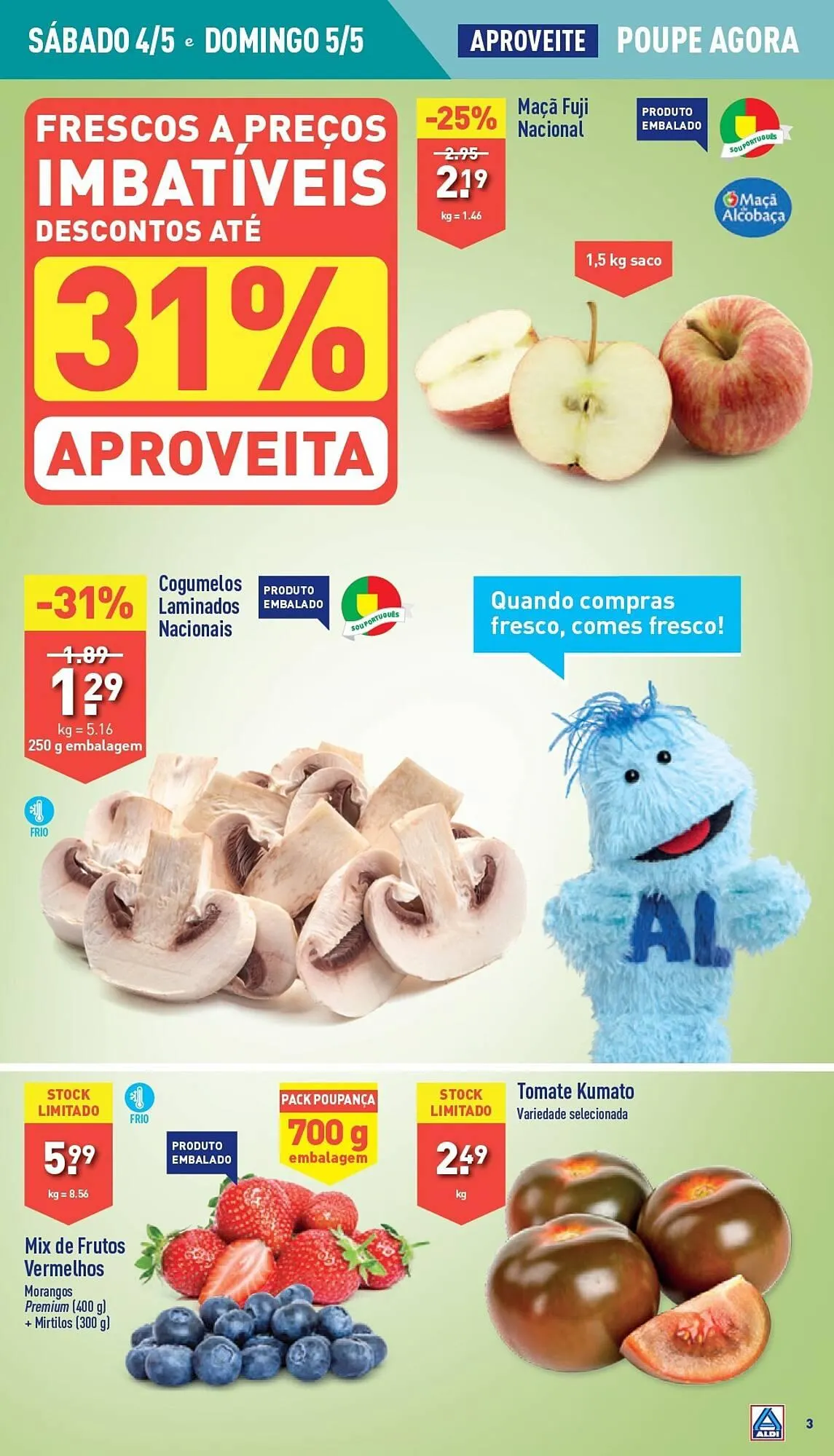 Folheto Folheto ALDI de 23 de abril até 26 de abril 2024 - Pagina 3