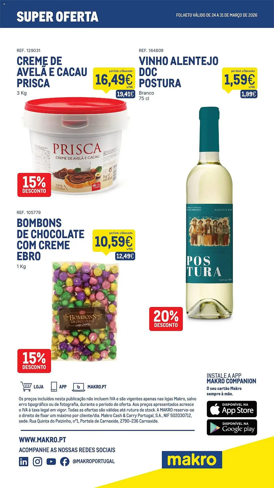 Folheto Catálogo Makro de 24 de março até 1 de abril 2026 - Pagina 2