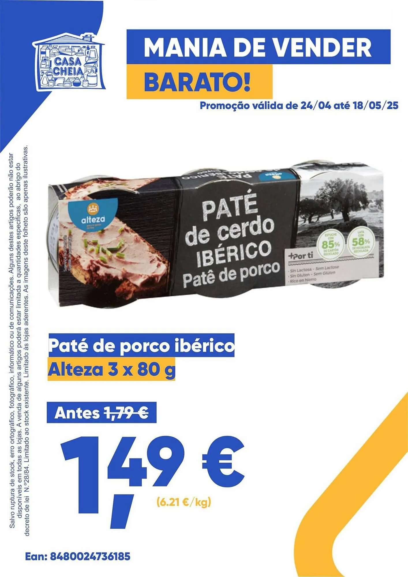 Folheto Folheto Casa Cheia de 24 de abril até 18 de maio 2025 - Pagina 3