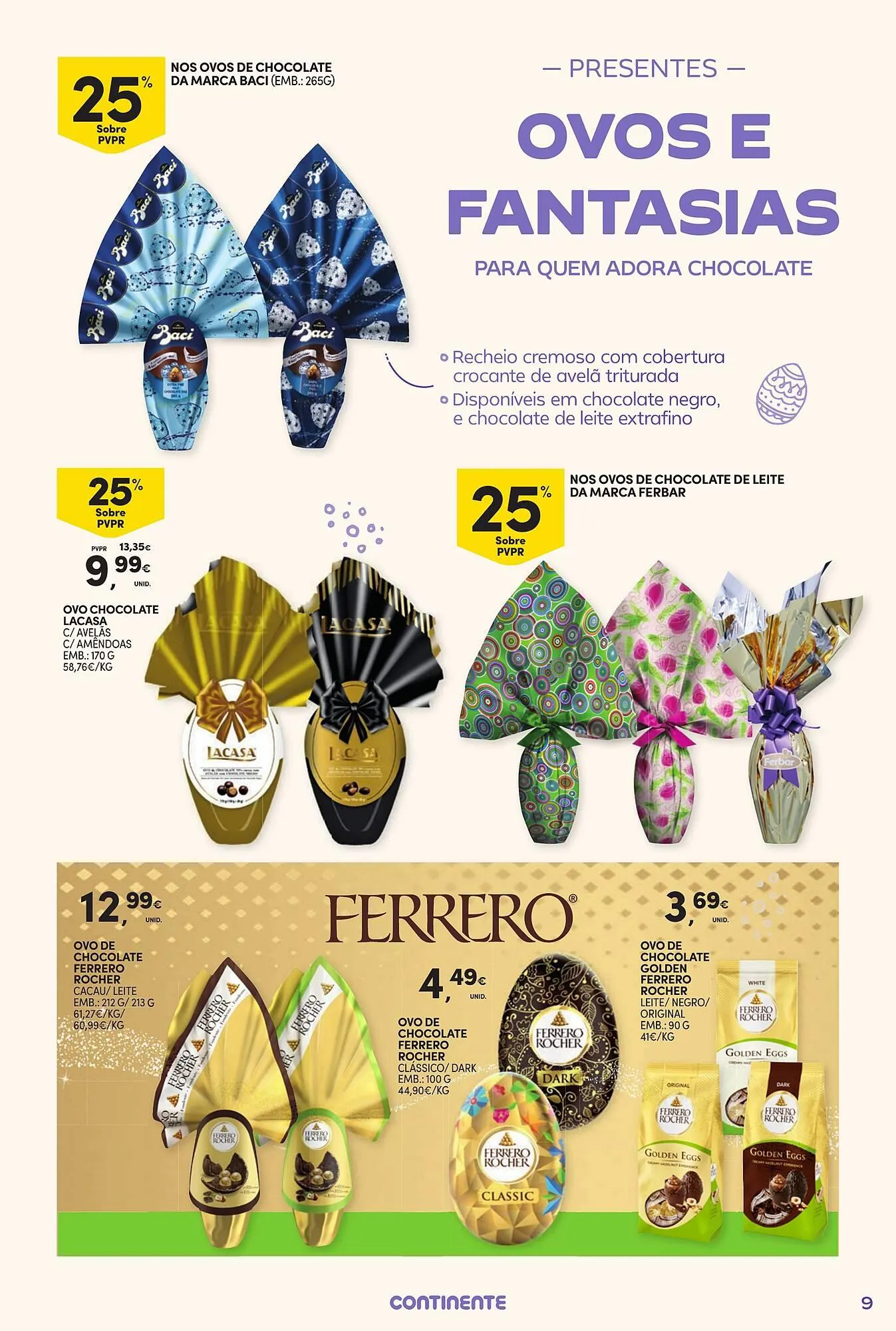 Folheto Folheto Continente de 17 de março até 5 de abril 2026 - Pagina 9