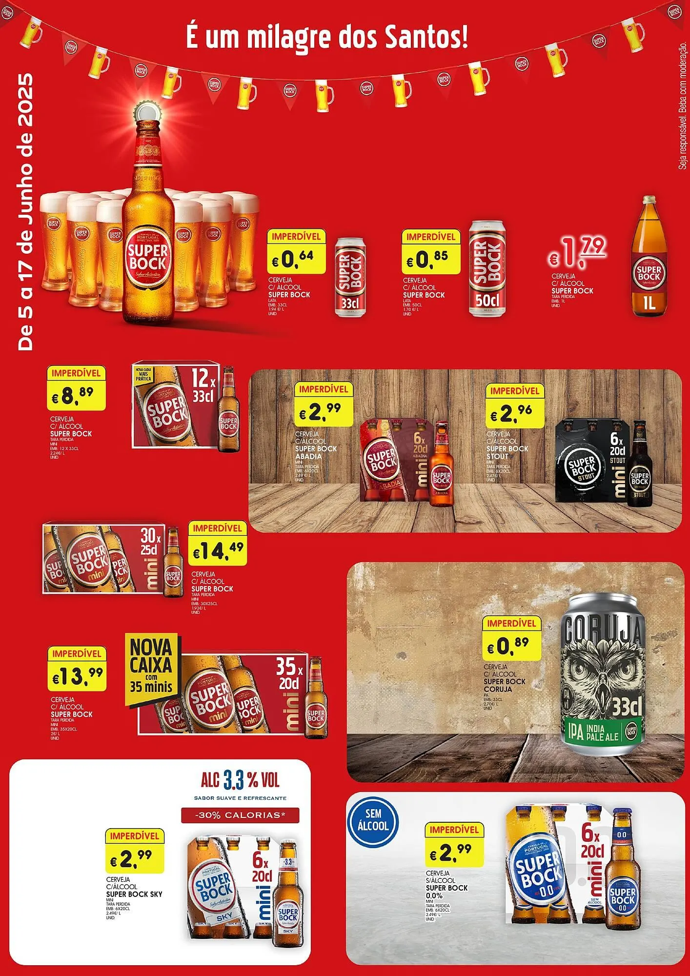 Folheto Folheto Meu Super de 5 de junho até 17 de junho 2025 - Pagina 1