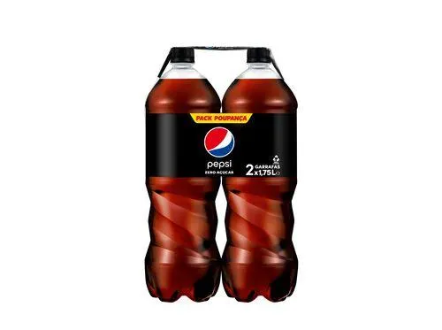 refrigerante pepsi com gás zero 2x1.75l