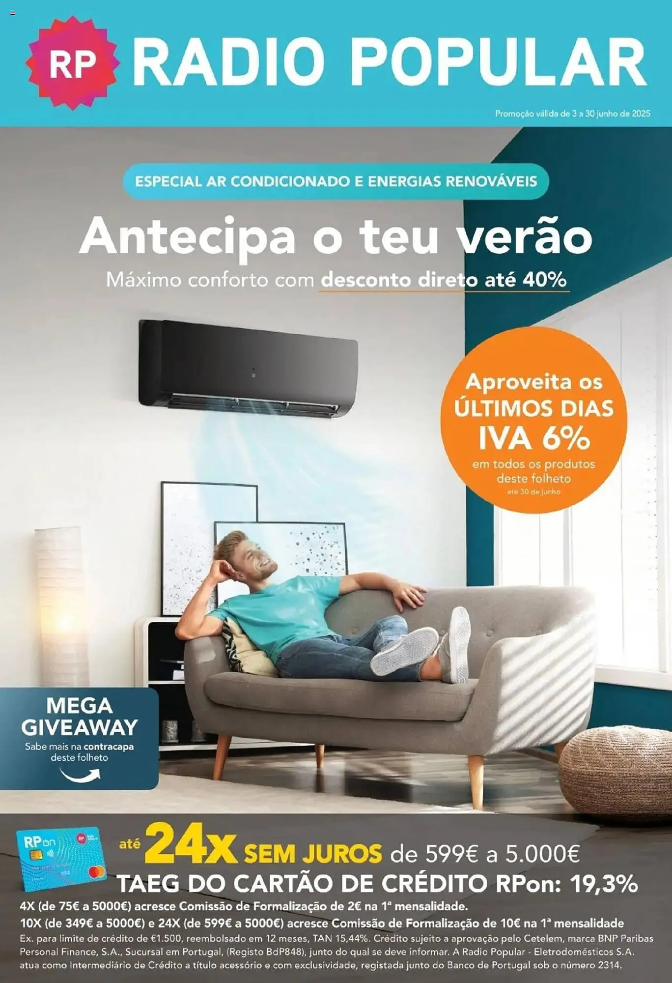 Folheto Folheto Radio Popular de 3 de junho até 1 de julho 2025 - Pagina 1