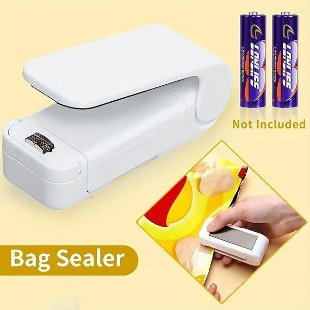 draagbare zak heatsealer, plastic pakket opbergtas snack sealer clip mini sluitmachine handige stickerafdichting voor gadgets voor voedselsnacks