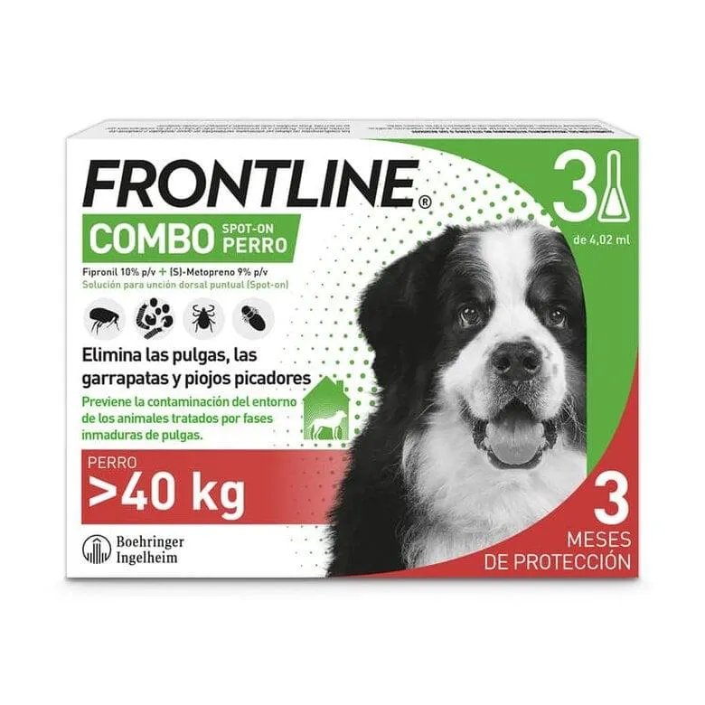 Frontline Combo Pipetas Antiparasitárias para cães gigantes