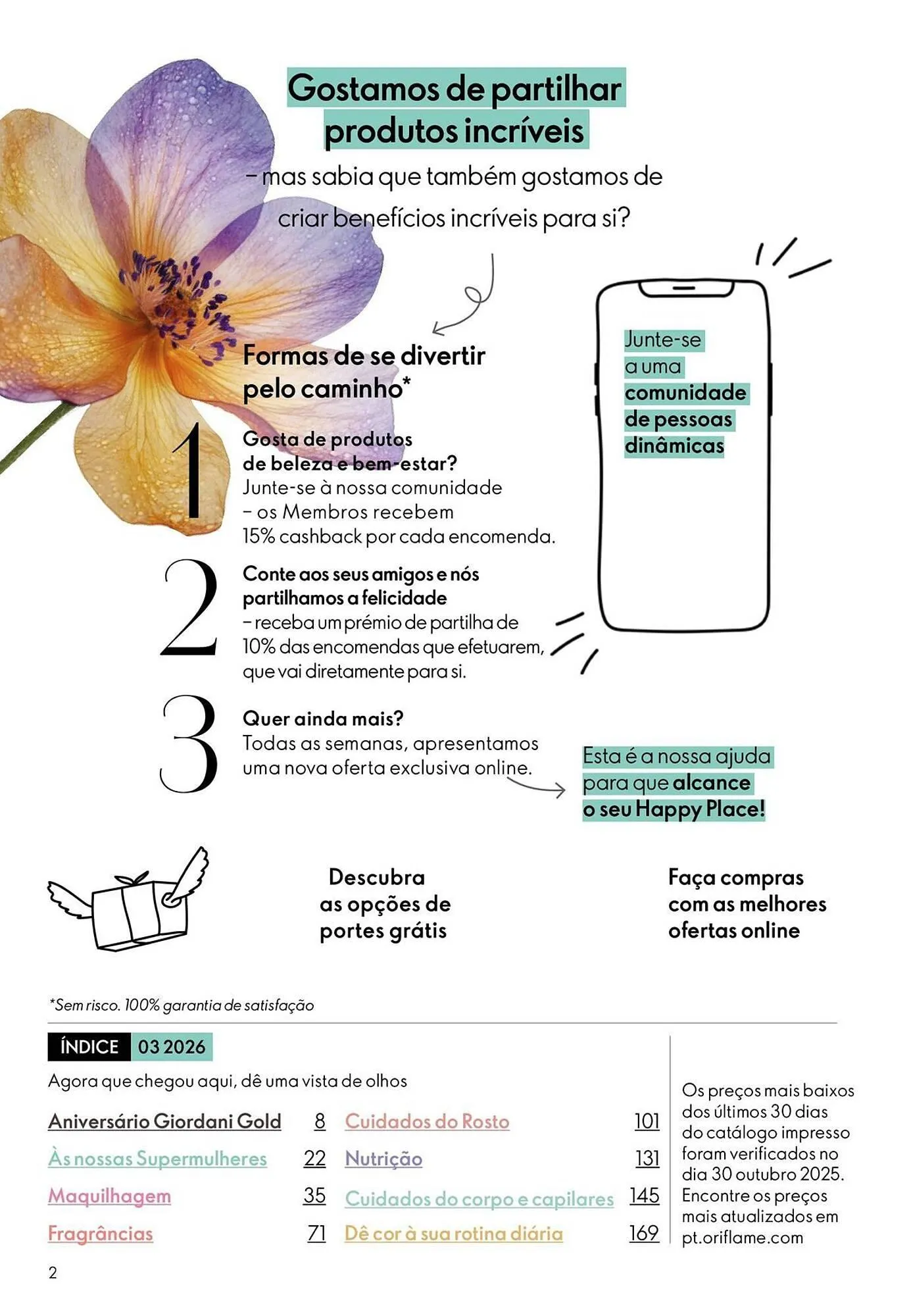 Folheto Catálogo Oriflame de 11 de fevereiro até 3 de março 2026 - Pagina 2