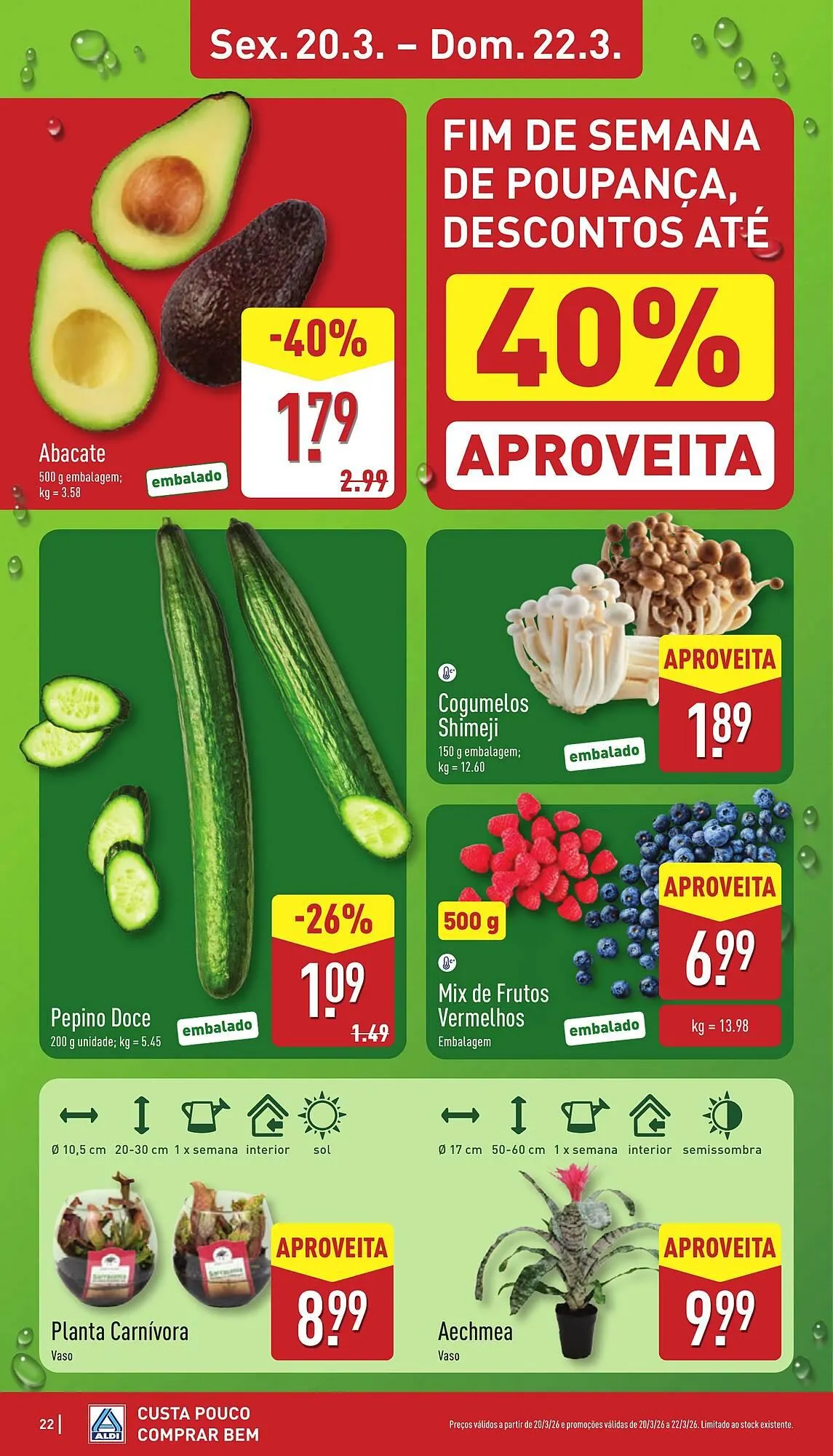 Folheto Folheto ALDI de 16 de março até 22 de março 2026 - Pagina 22