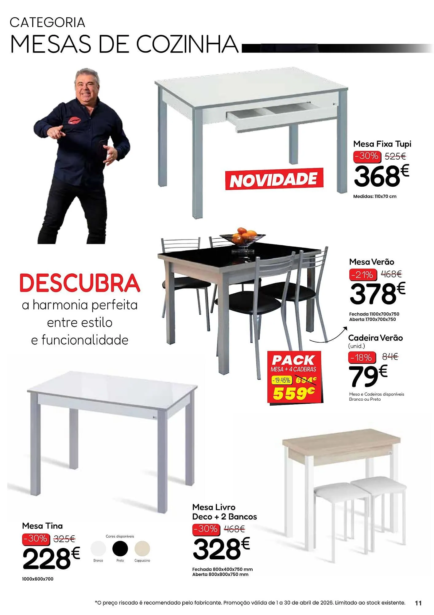 Folheto Folheto Hiper Centro do Móvel de 13 de abril até 30 de abril 2026 - Pagina 11