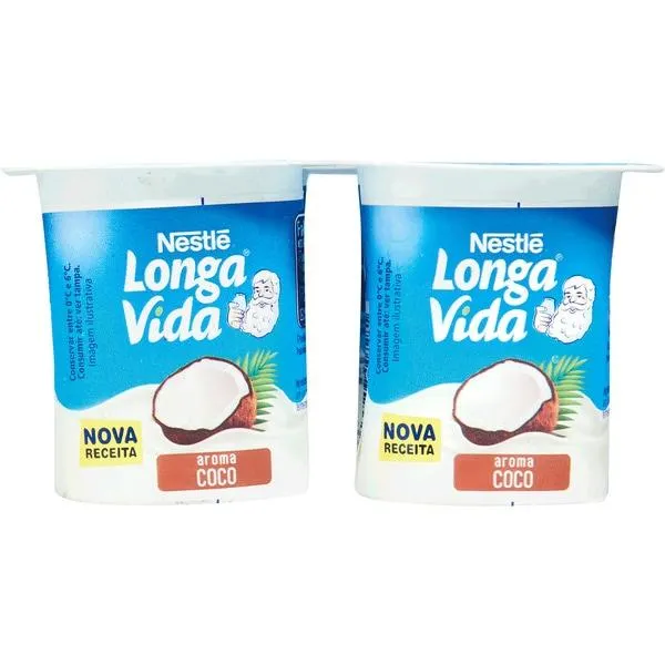 Iogurte com Aroma a Coco Pack 4