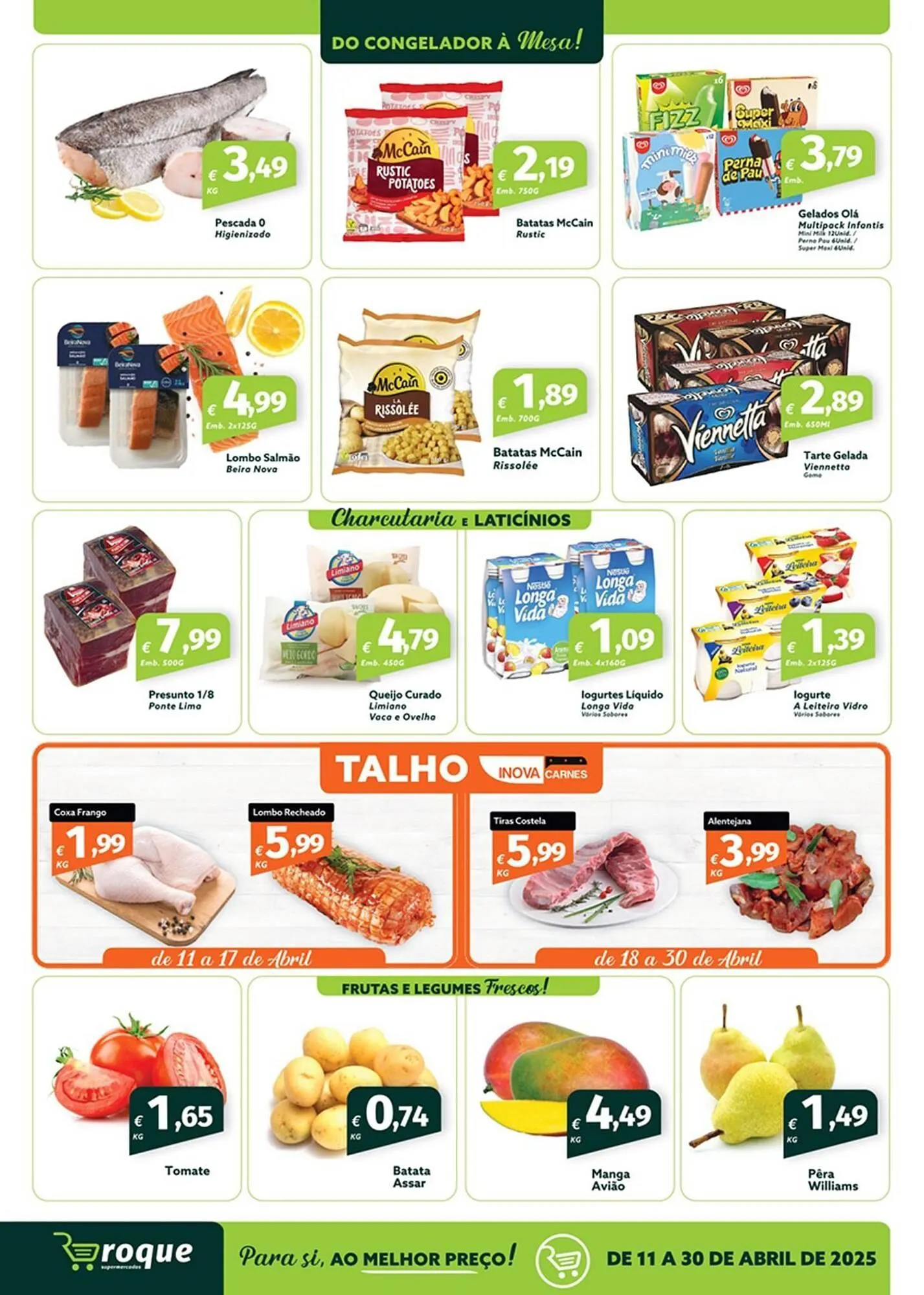 Folheto Folheto Roque Supermercados de 11 de abril até 30 de abril 2025 - Pagina 2