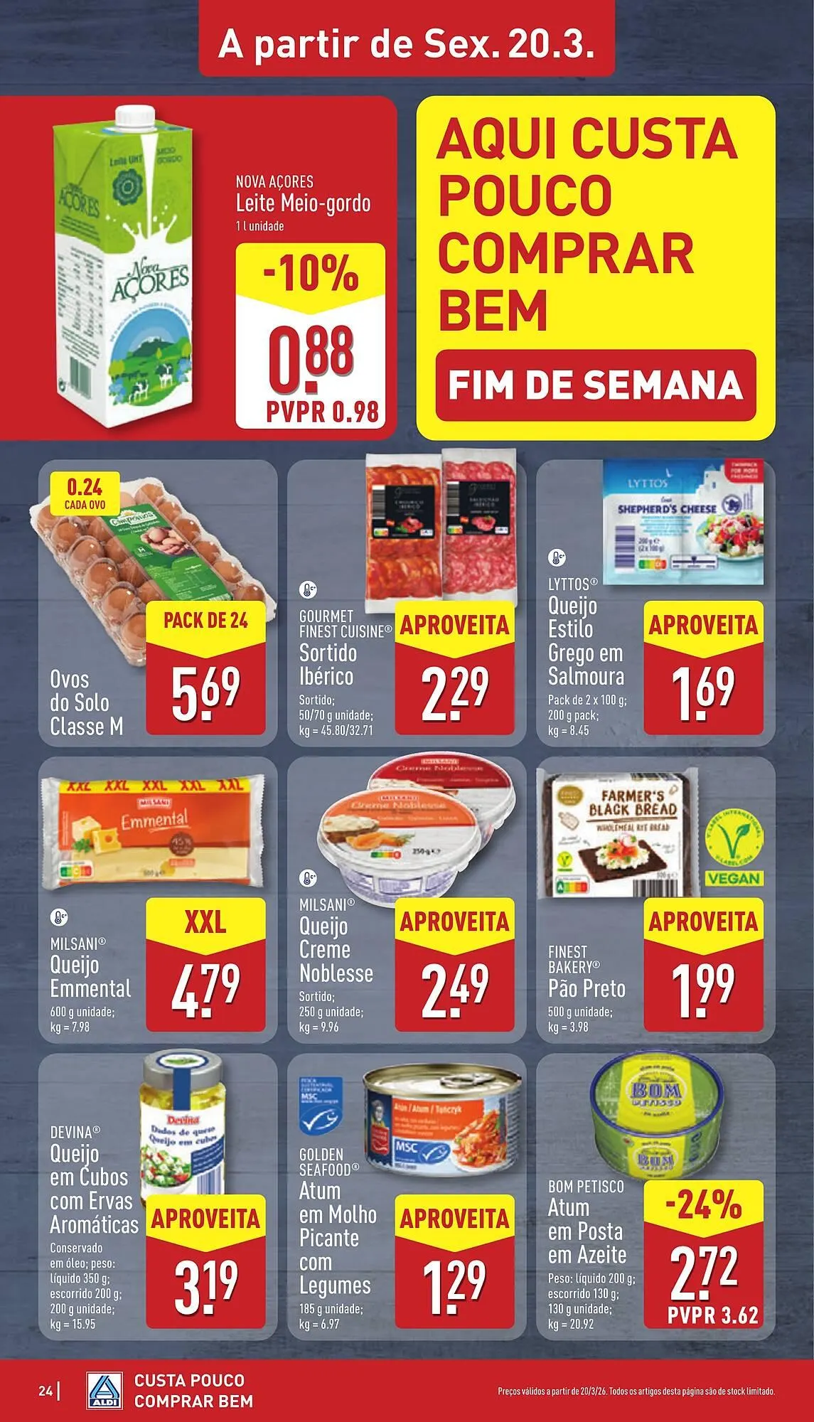 Folheto Folheto ALDI de 16 de março até 22 de março 2026 - Pagina 24