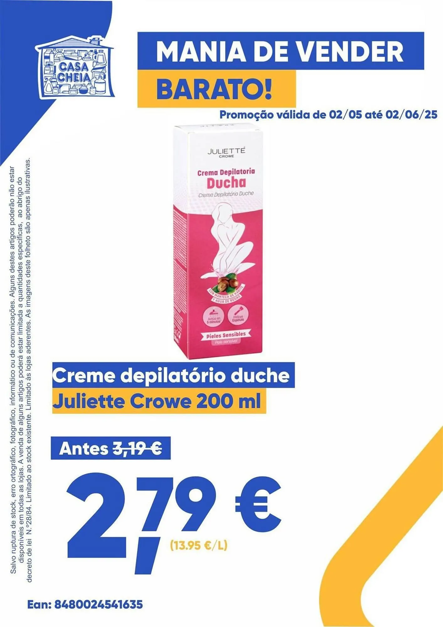 Folheto Folheto Casa Cheia de 2 de maio até 2 de junho 2025 - Pagina 1