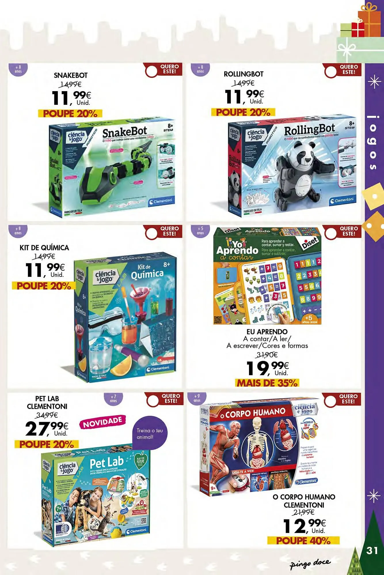 Folheto Folheto Pingo Doce de 16 de novembro até 24 de dezembro 2023 - Pagina 31