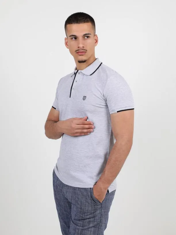 Polo de algodão elástico