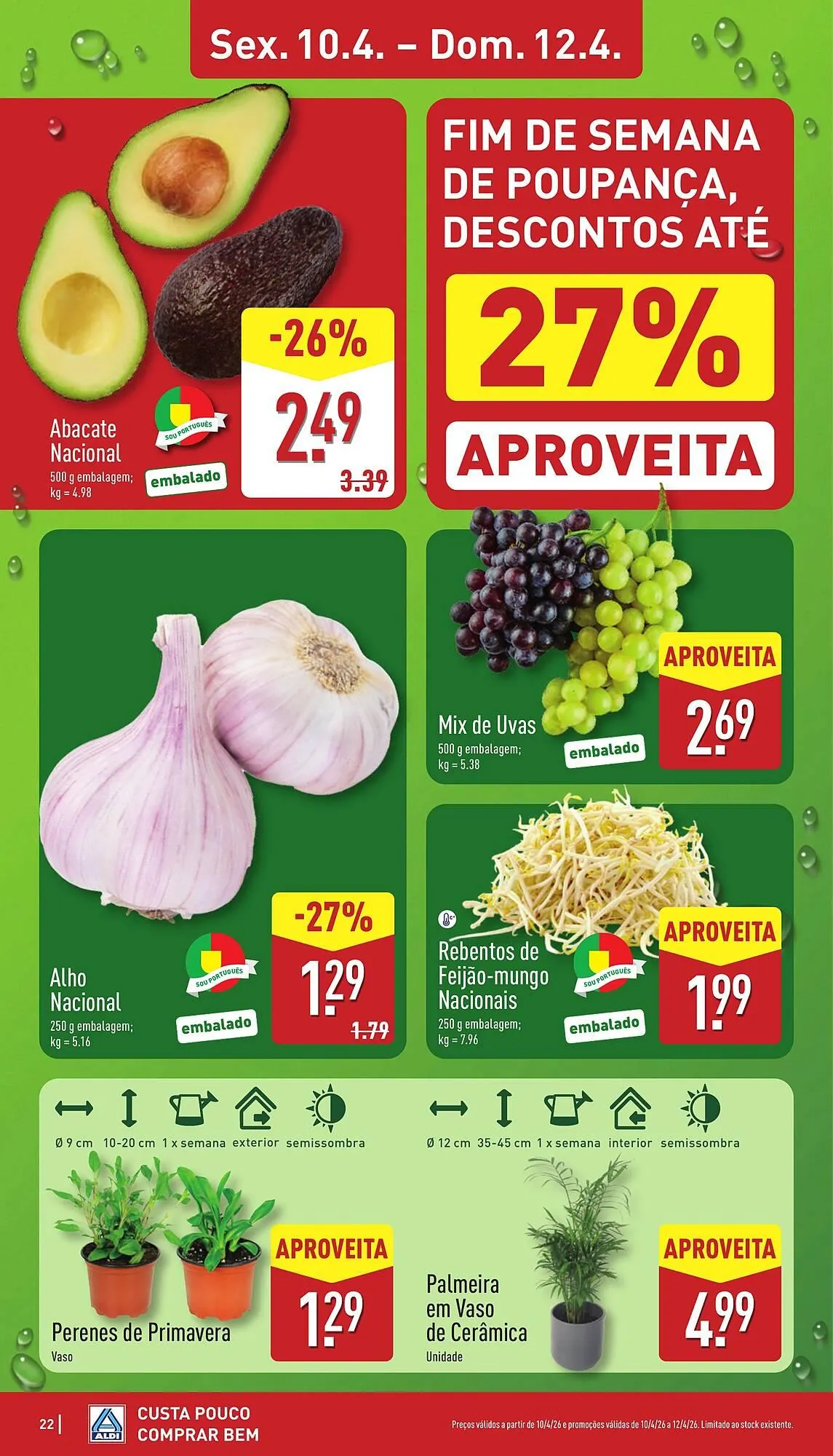 Folheto Folheto ALDI de 6 de abril até 12 de abril 2026 - Pagina 22