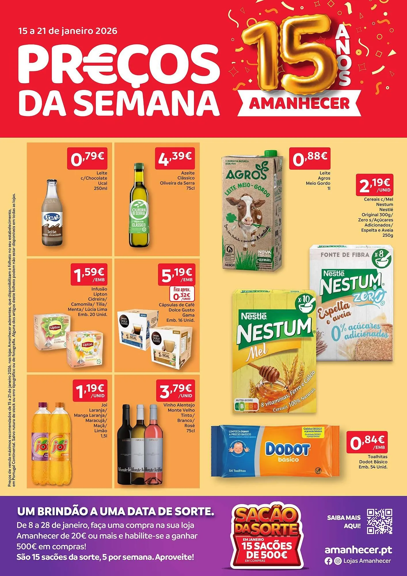 Folheto Folheto Amanhecer de 15 de janeiro até 21 de janeiro 2026 - Pagina 1