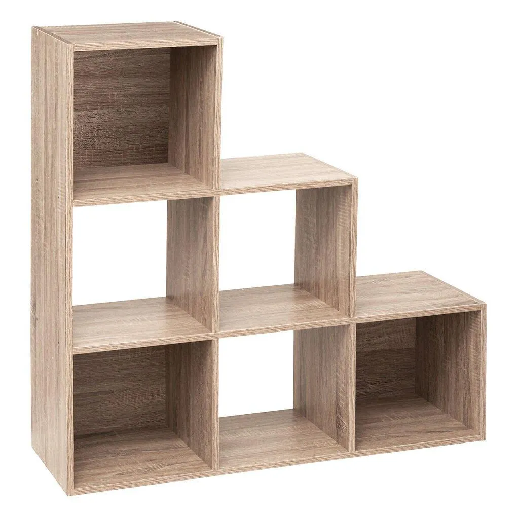 Estante MIXMODUL natural com 6 módulos