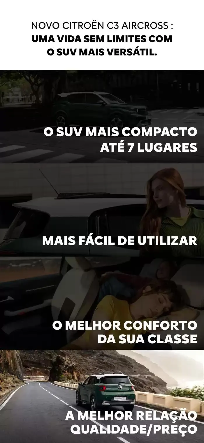 Folheto Catálogo Citroen Novo C3 Aircross de 18 de novembro até 18 de novembro 2025 - Pagina 12