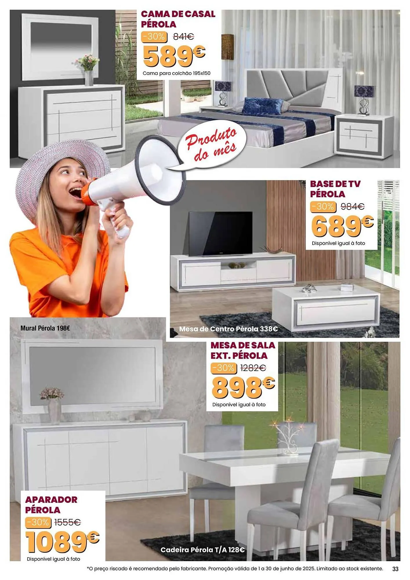 Folheto Folheto Hiper Centro do Móvel de 3 de junho até 30 de junho 2025 - Pagina 33