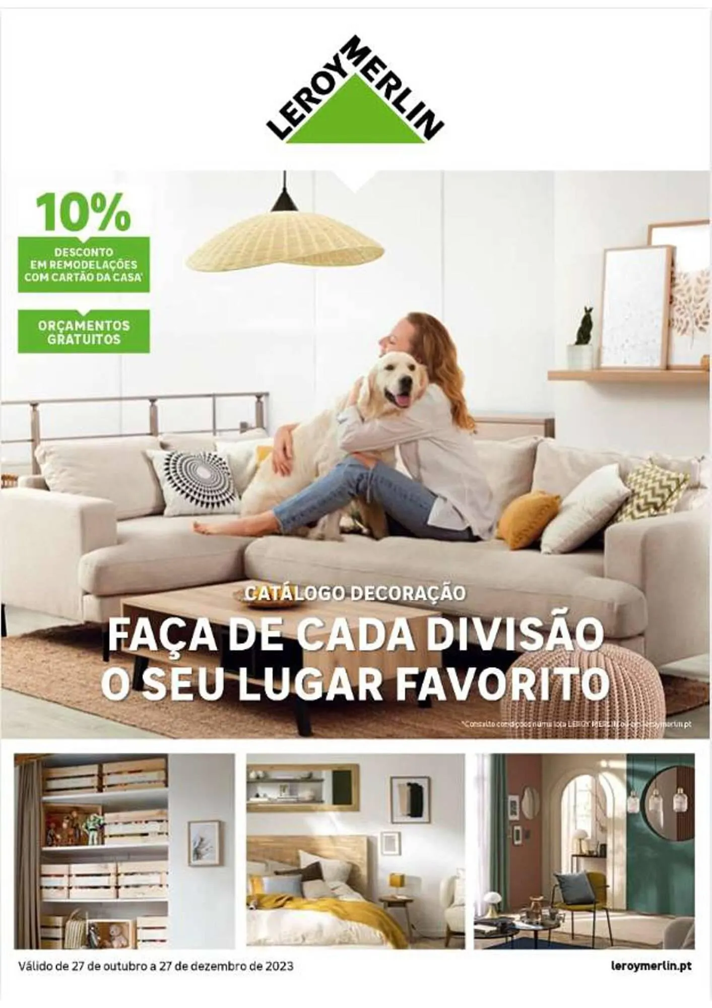 Folheto Folheto Leroy Merlin de 31 de outubro até 27 de dezembro 2023 - Pagina 1