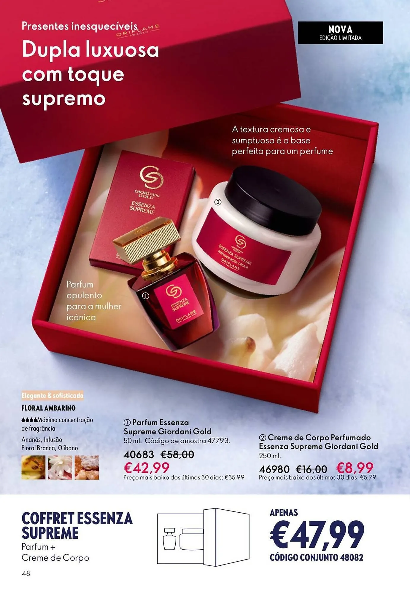 Folheto Catálogo Oriflame de 3 de dezembro até 22 de dezembro 2025 - Pagina 48