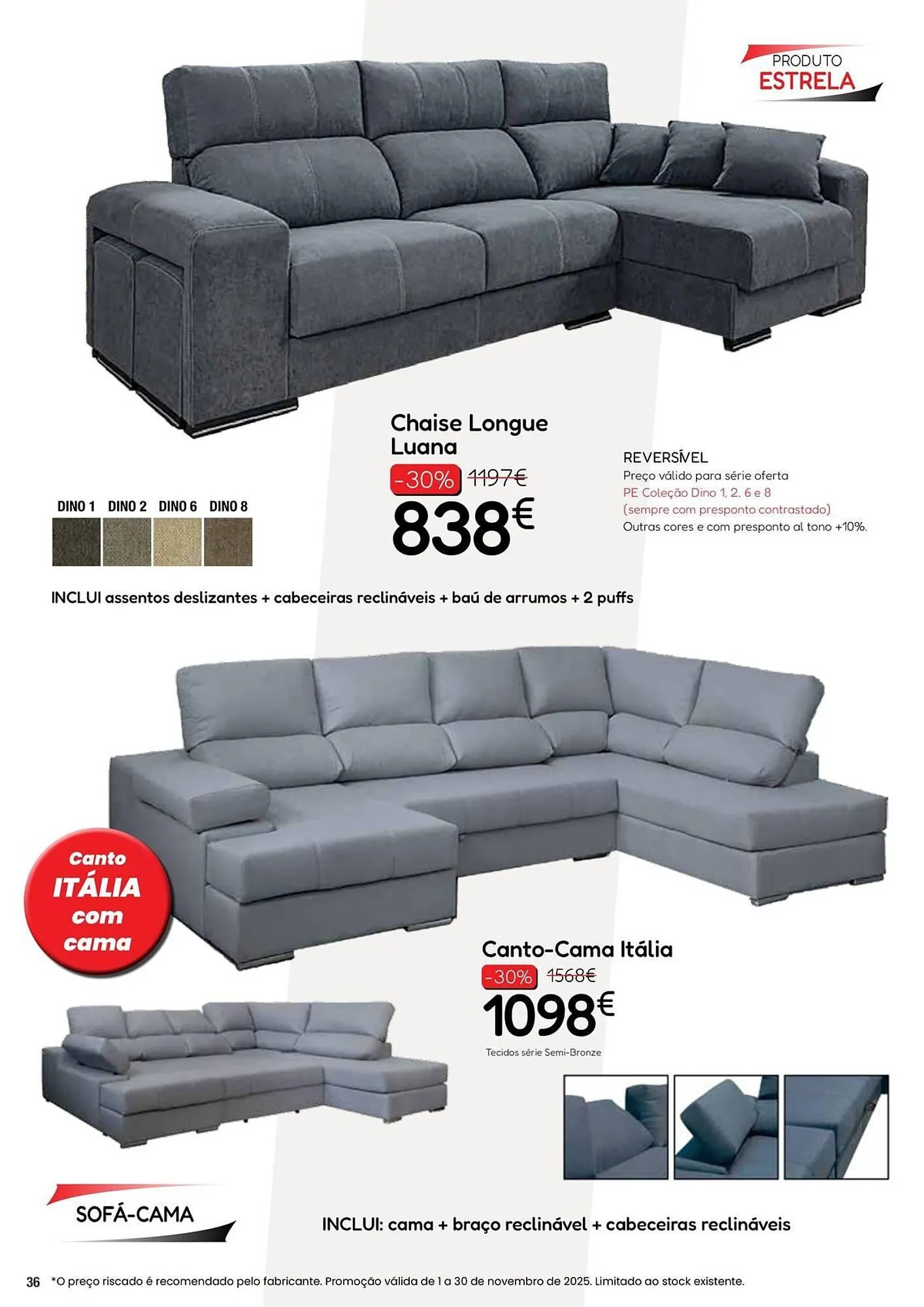 Folheto Folheto Hiper Centro do Móvel de 4 de novembro até 30 de novembro 2025 - Pagina 36