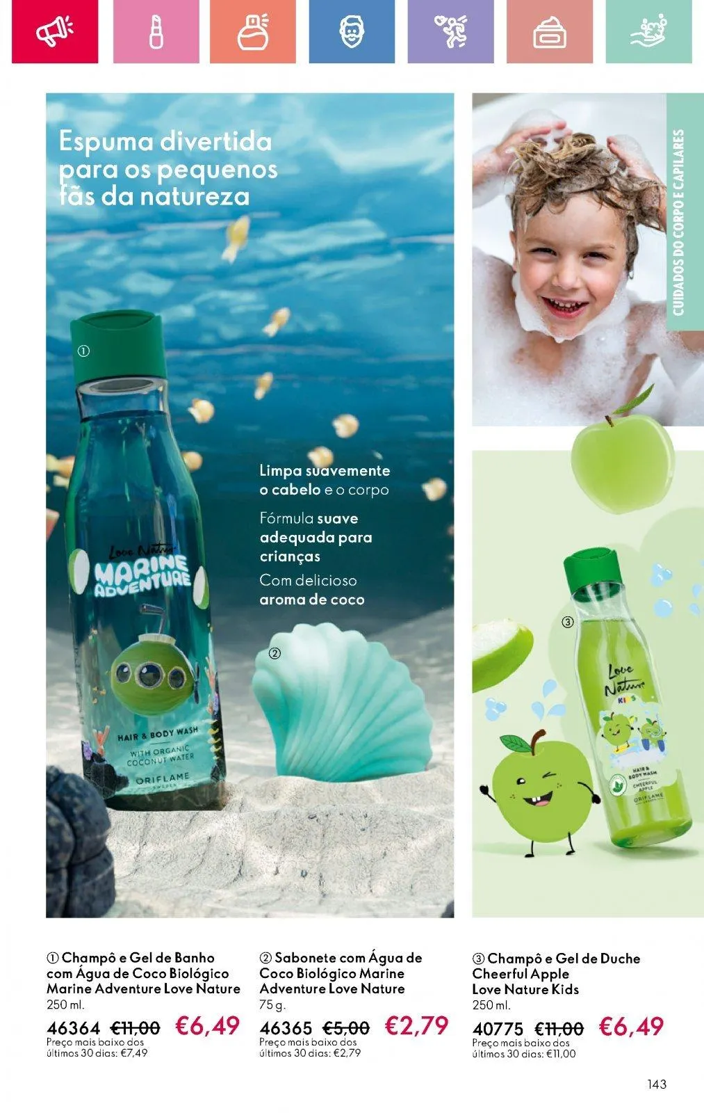 Folheto Folheto de Oriflame até 05.07.2025 de 18 de junho até 5 de julho 2025 - Pagina 143