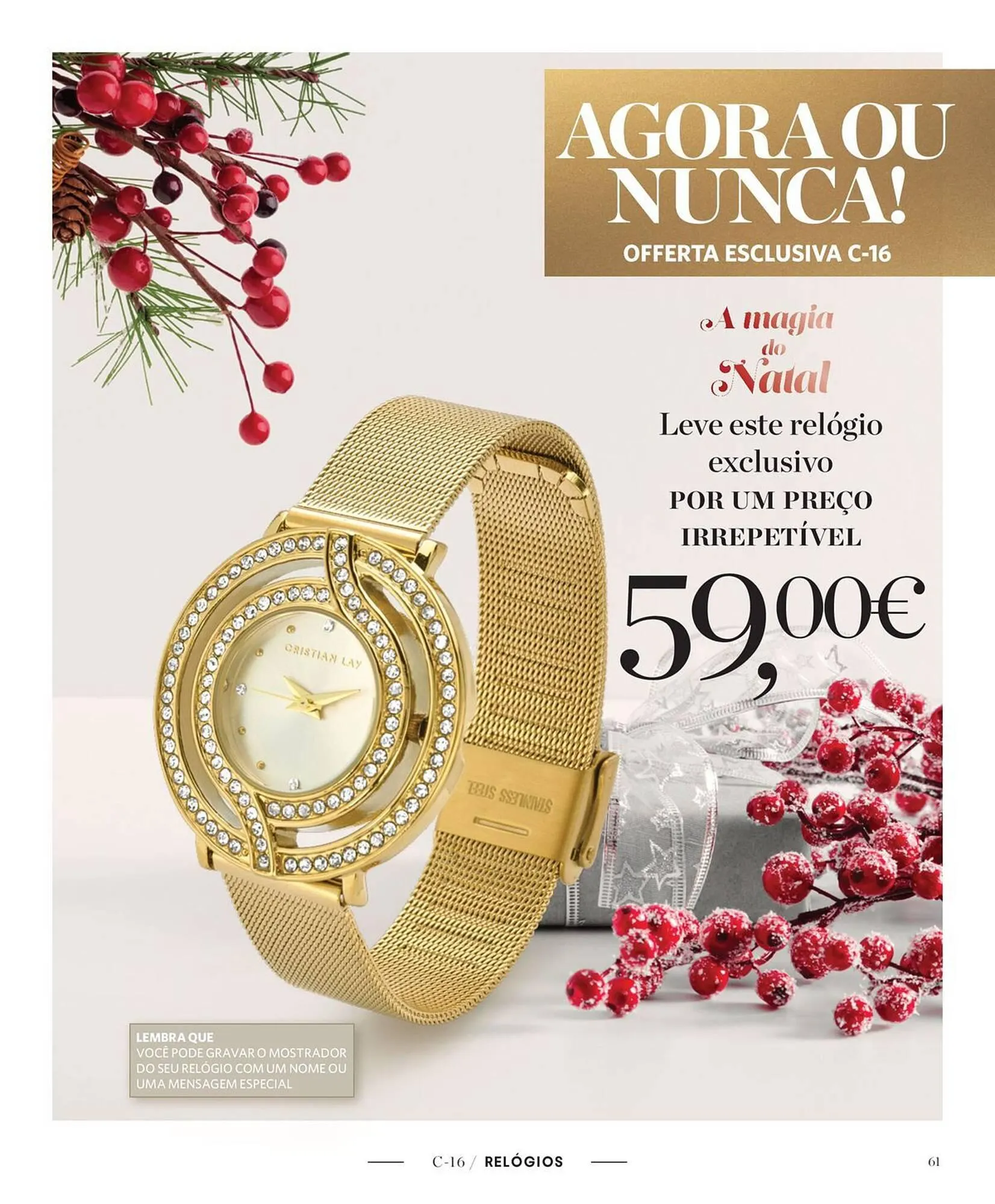 Folheto Folheto Cristian Lay de 13 de novembro até 3 de dezembro 2023 - Pagina 61