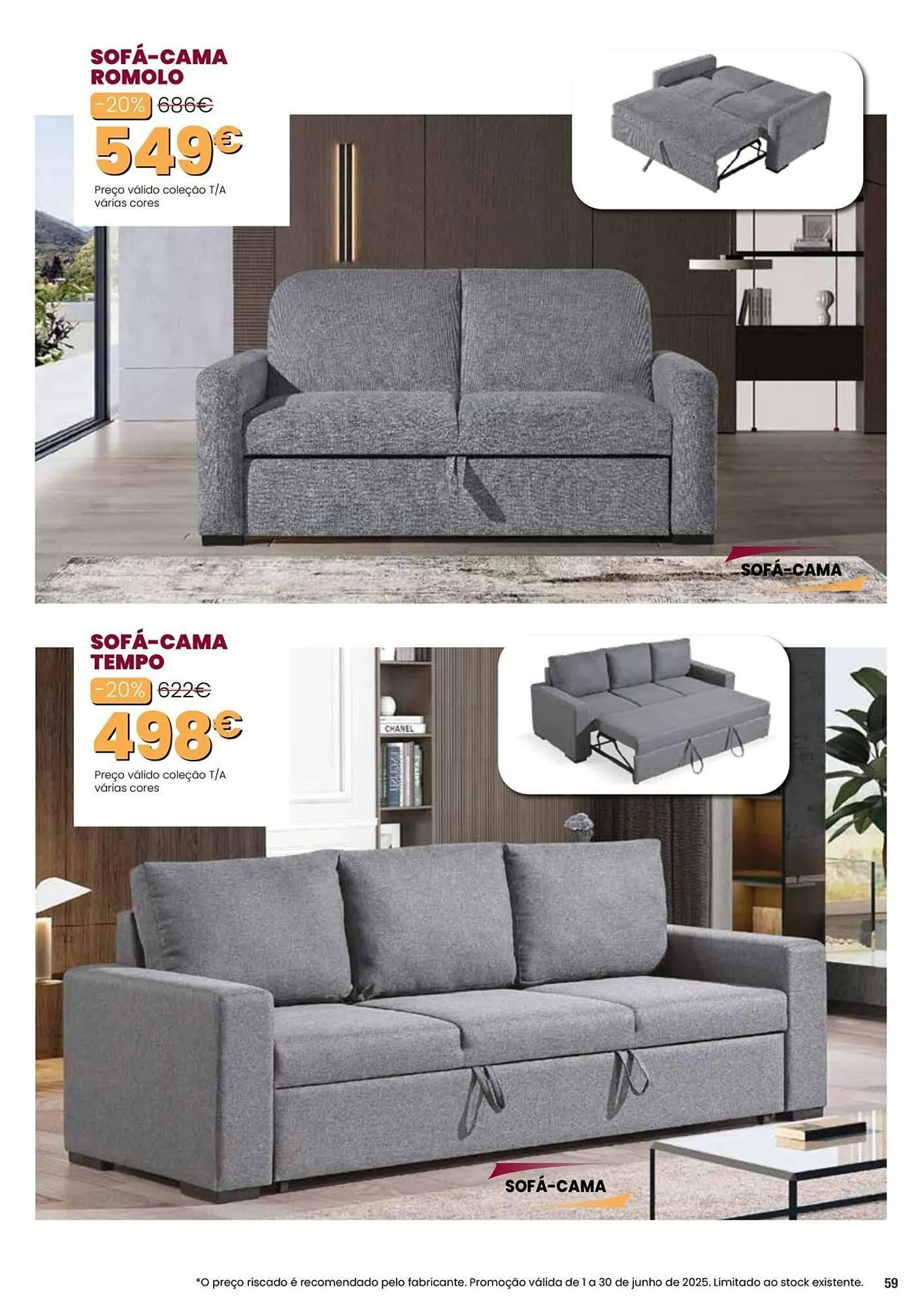 Folheto Folheto Hiper Centro do Móvel de 3 de junho até 30 de junho 2025 - Pagina 59