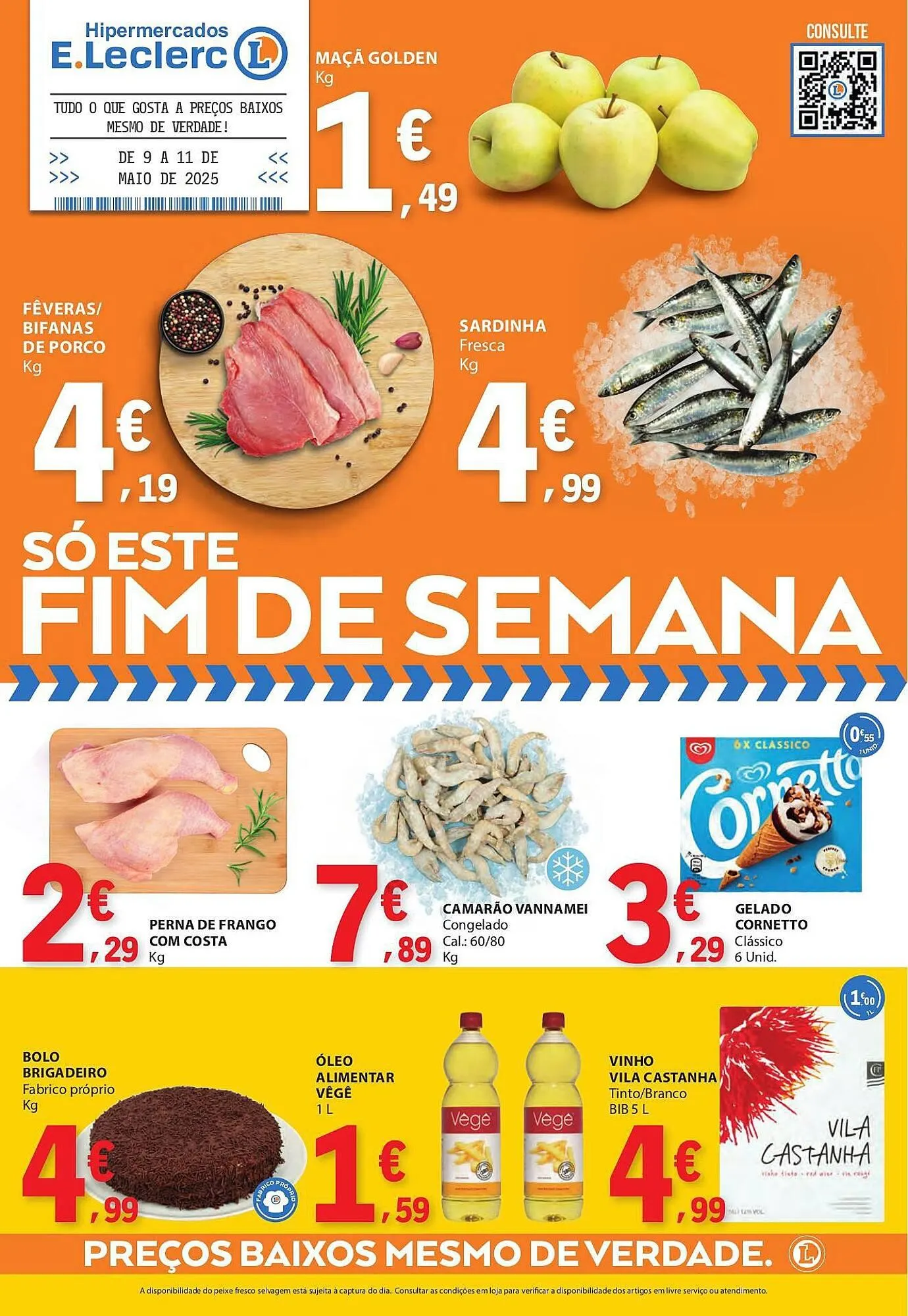 Folheto Folheto E.Leclerc de 9 de maio até 11 de maio 2025 - Pagina 1
