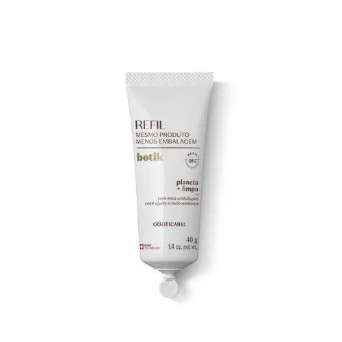 Refil Gel Creme Facial Ácido Hialurónico Botik, 40g