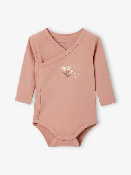 Lote de 2 bodies de mangas compridas, para bebé - cappuccino