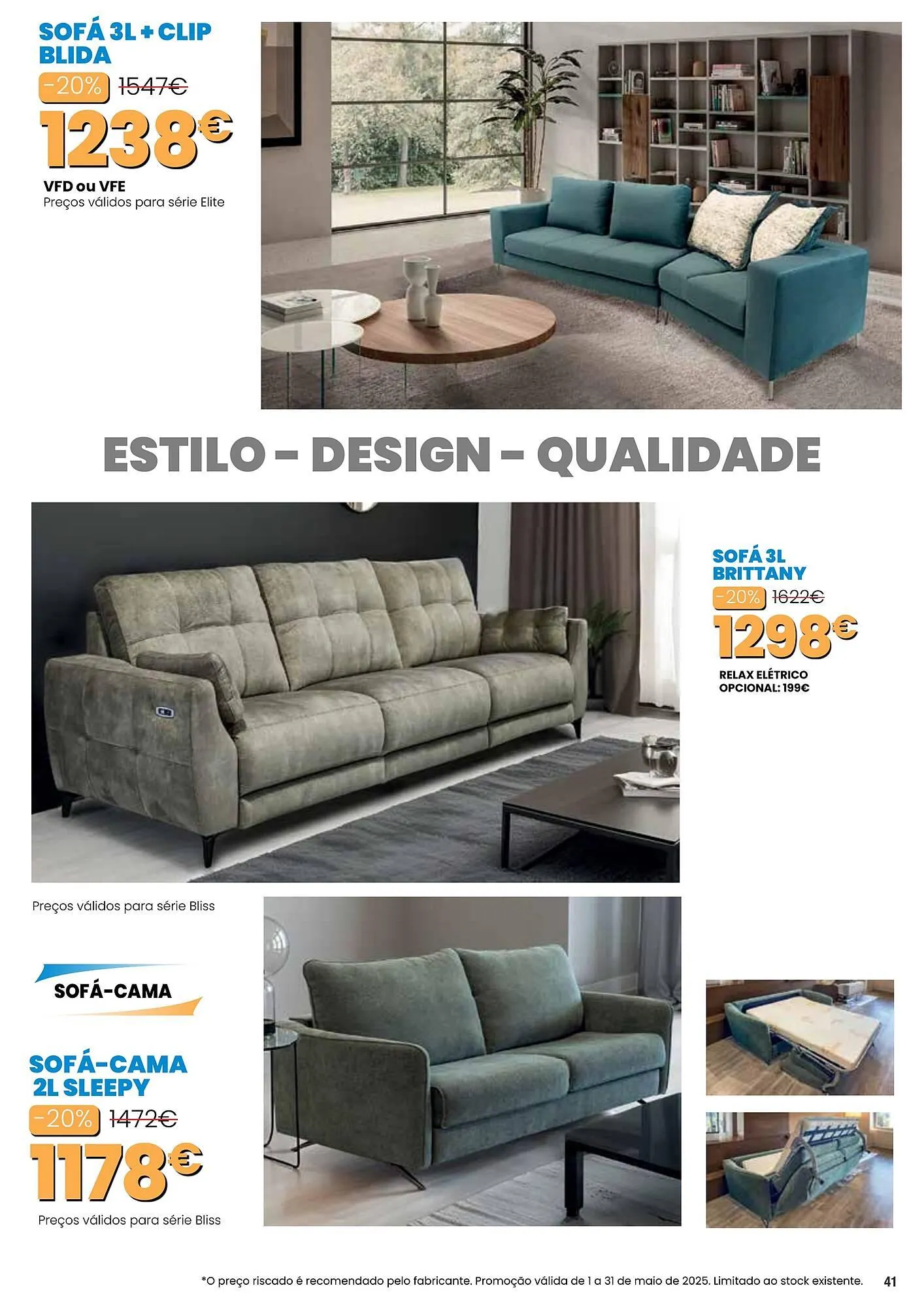 Folheto Folheto Hiper Centro do Móvel de 1 de maio até 31 de maio 2025 - Pagina 41