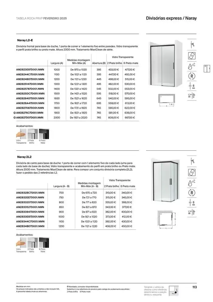 Folheto Soluções de Banho  de 6 de janeiro até 31 de dezembro 2025 - Pagina 115