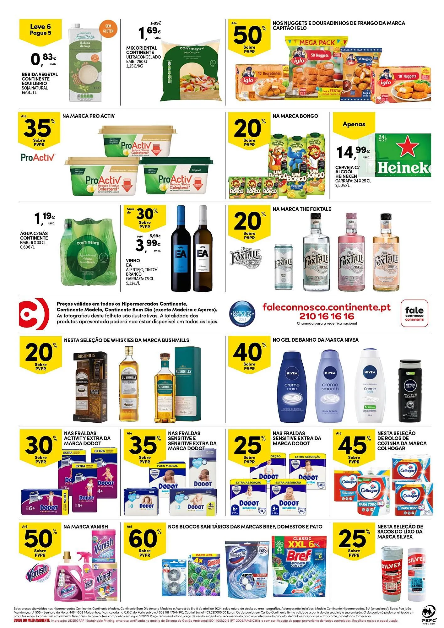 Folheto Folheto Continente Fim de Semana de 5 de abril até 8 de abril 2024 - Pagina 4