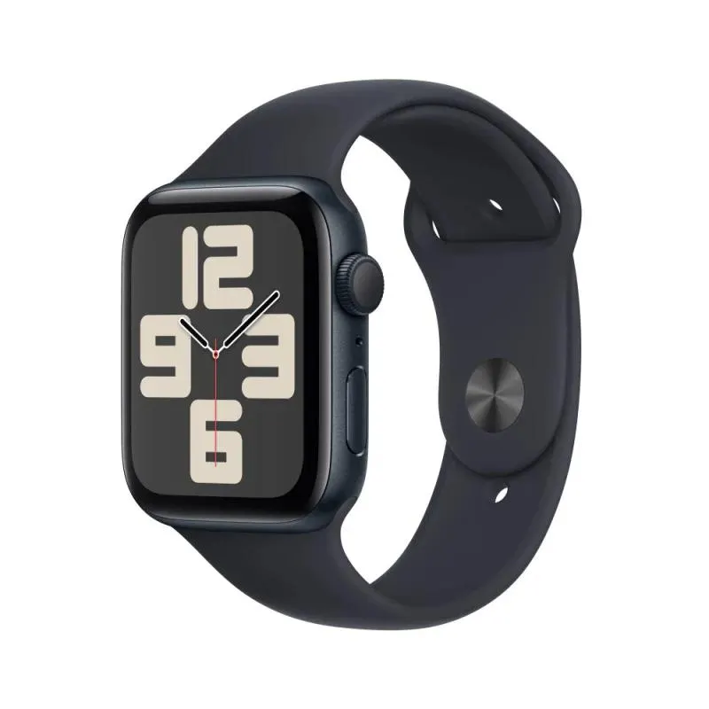 Apple Watch SE (2ª Geração) GPS Alumínio Meia-Noite | Bracelete Sport Meia-Noite - M/L (44mm)
