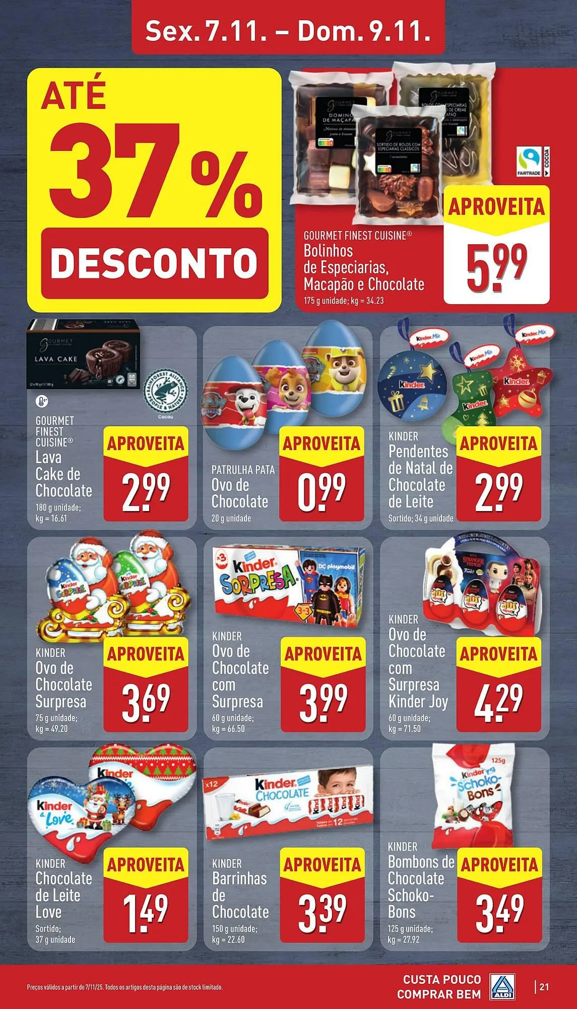Folheto Folheto ALDI de 3 de novembro até 9 de novembro 2025 - Pagina 21