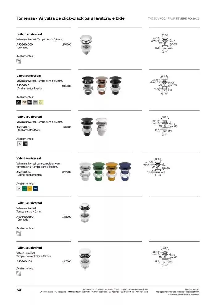 Folheto Soluções de Banho  de 6 de janeiro até 31 de dezembro 2025 - Pagina 742