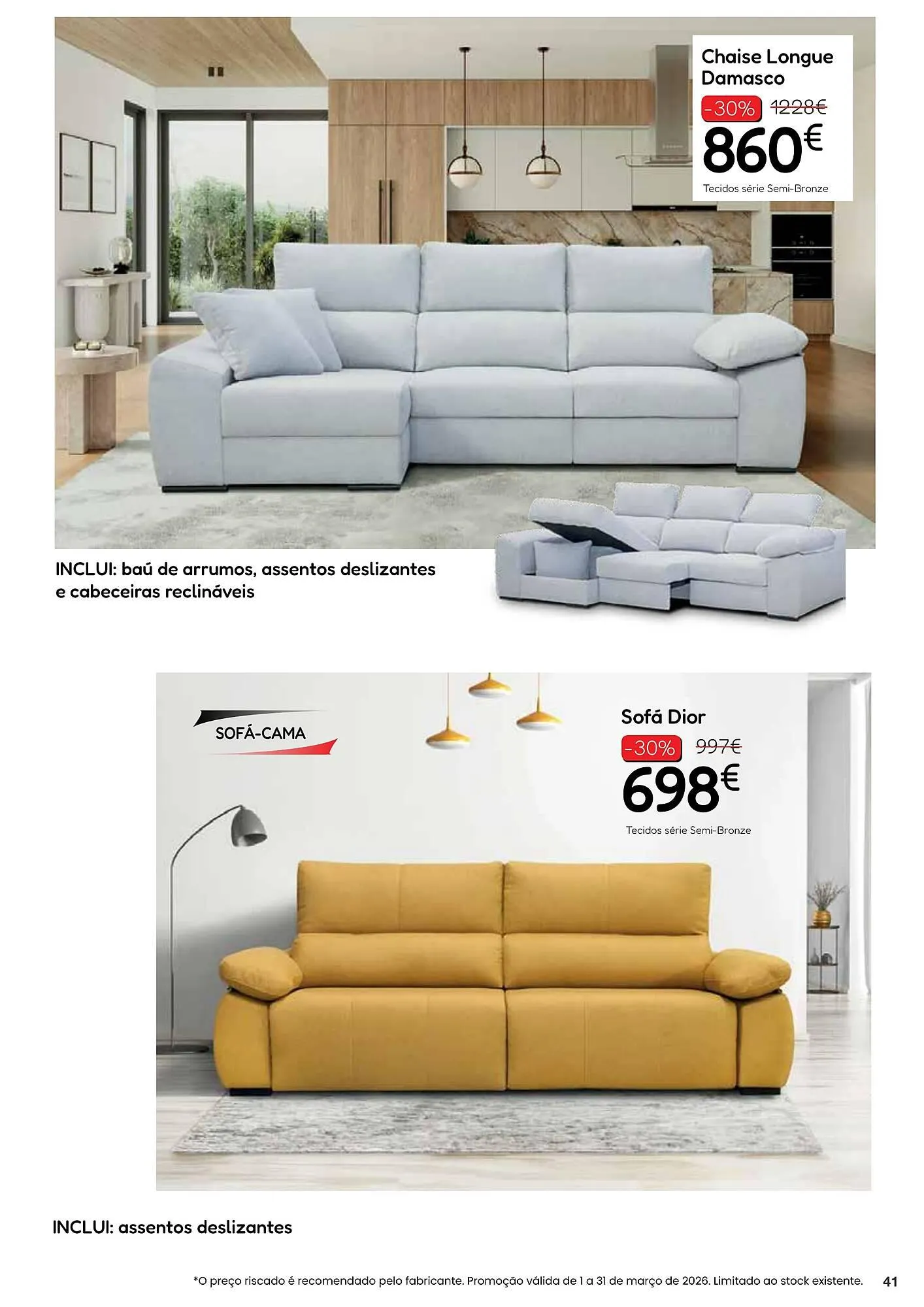 Folheto Folheto Hiper Centro do Móvel de 5 de março até 31 de março 2026 - Pagina 41