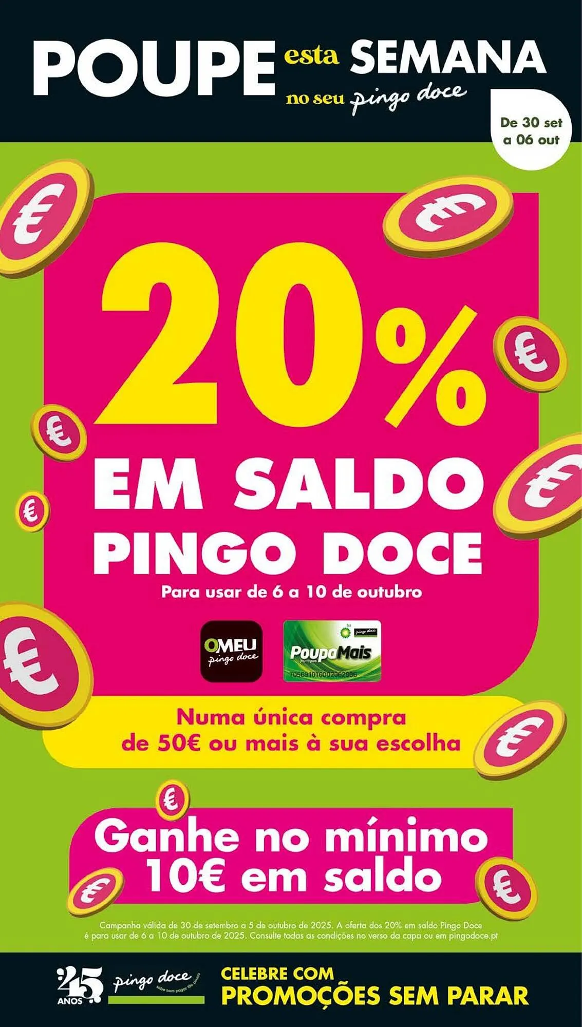 Folheto Folheto Pingo Doce de 30 de setembro até 6 de outubro 2025 - Pagina 1