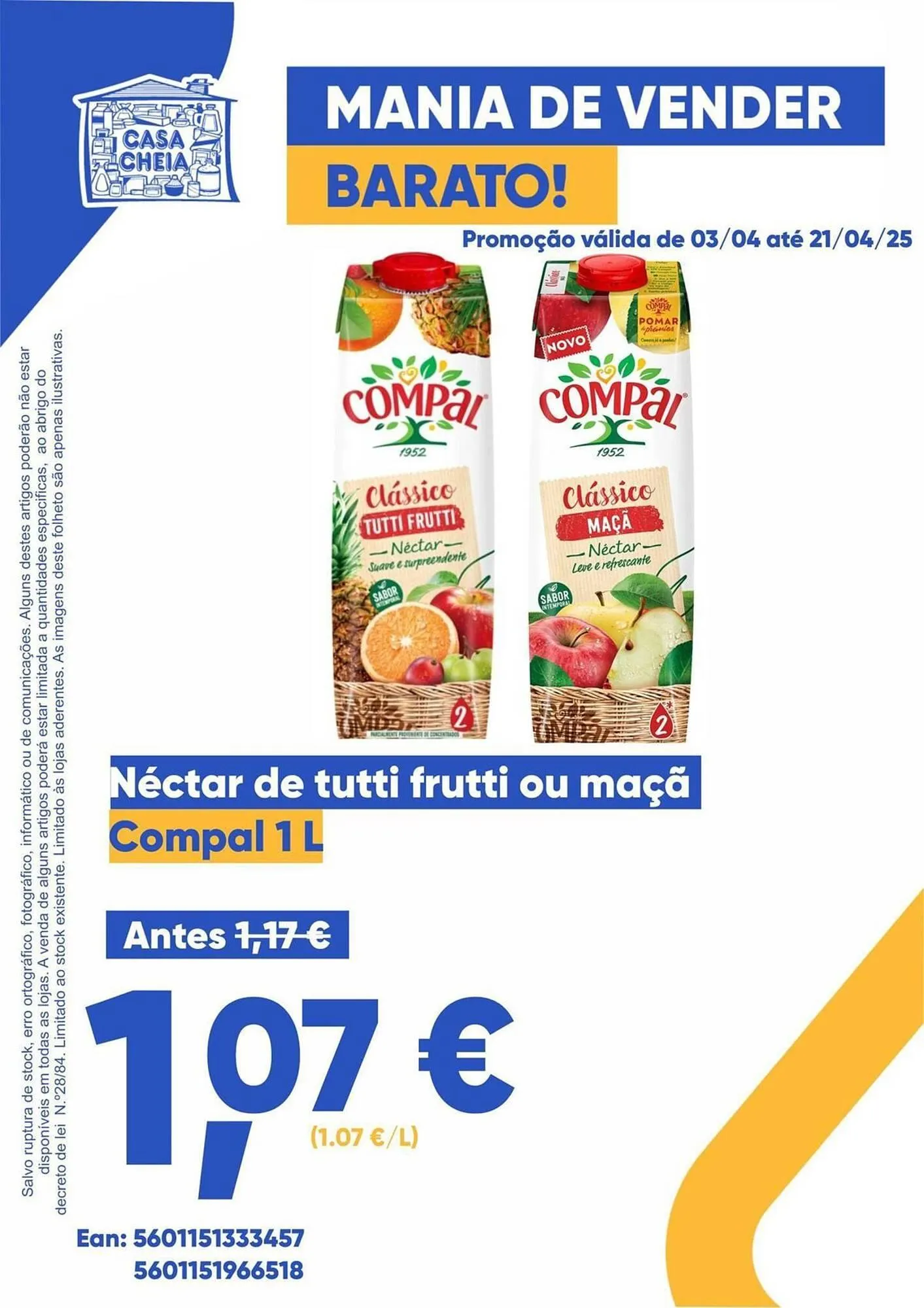 Folheto Folheto Casa Cheia de 3 de abril até 21 de abril 2025 - Pagina 2