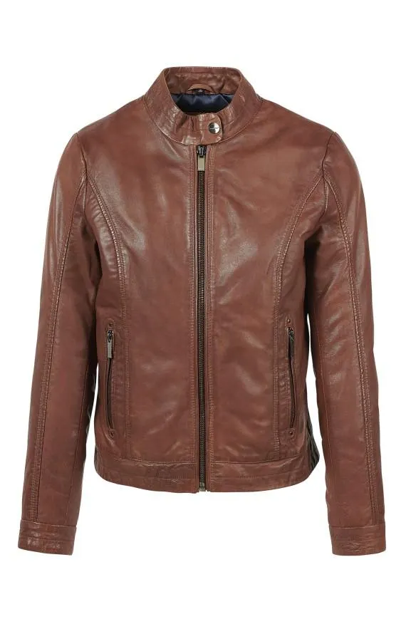 Blusão em pele Harper
